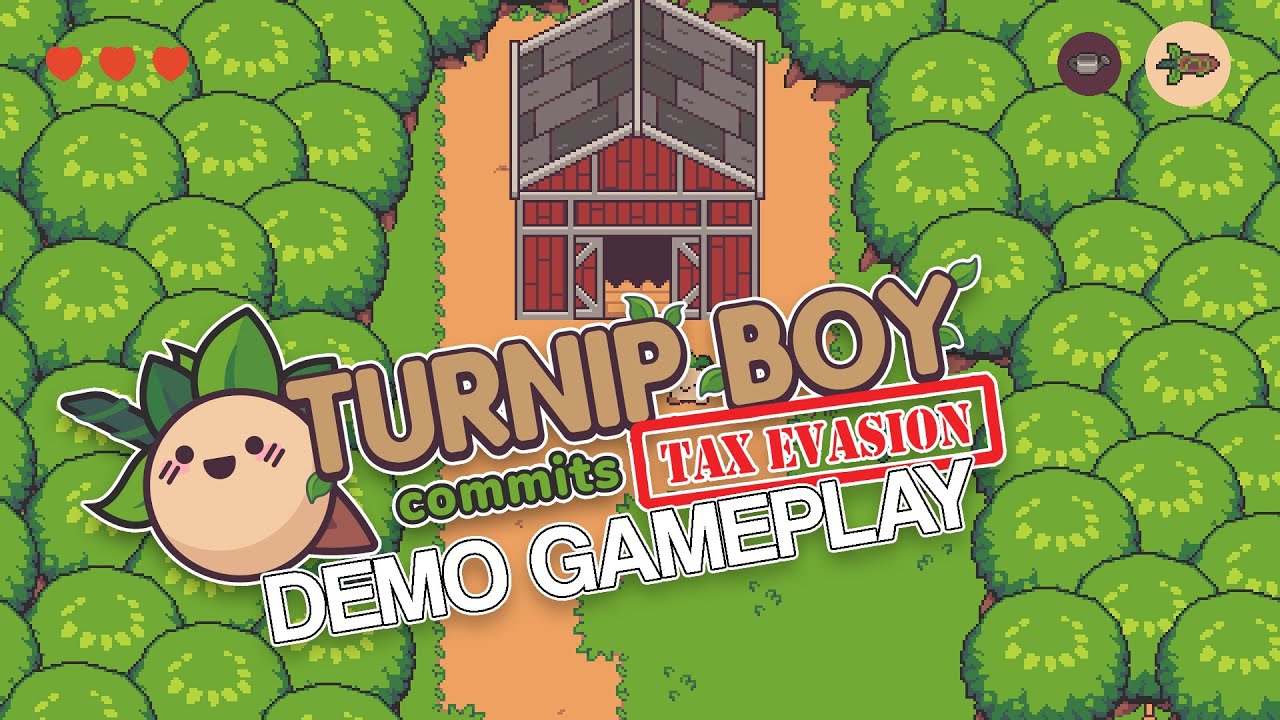 Turnip Boy Commits Tax Evasion Demo Gameplay YouTube