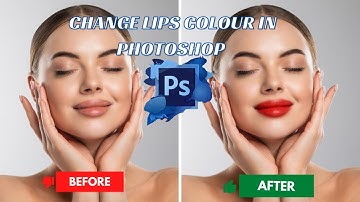 Transforming Lips Colors to Realistic Hues! in #photoshop #2024