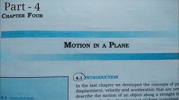 Class 11 | Motion in a Plane 04 | Position, Displacement, Velocity, Acceleration Vector | JEE/NEET