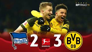 Hertha Berlin 2 X 3 Borussia Dortmund Bundesliga 201819 Goals Highlights ᴴᴰ