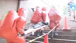 地下鉄テロ想定し訓練 サリン事件２０年を前に