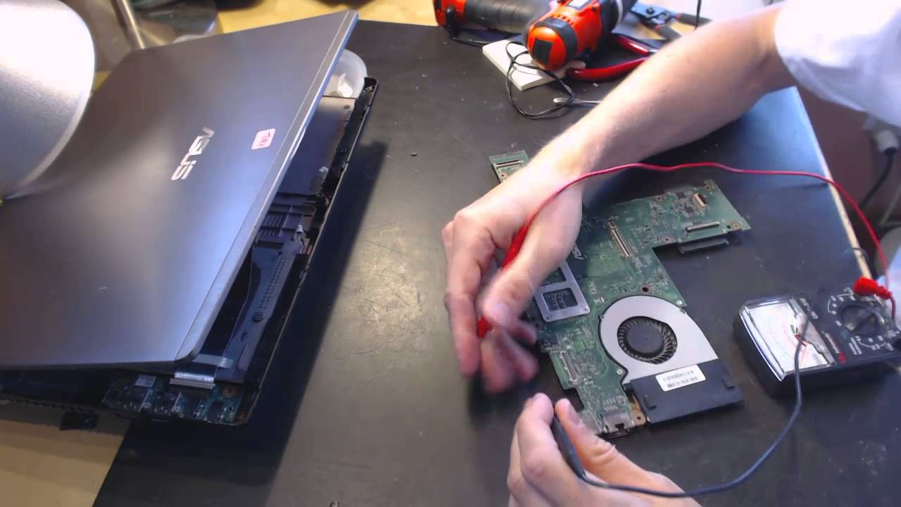 Asus U47A u47ars51 Laptop Power Jack Repair loose socket input pin