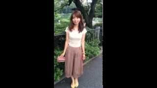 ガウチョパンツで動きやすいお買い物コーデ♡ 筧沙奈恵　C CHANNEL