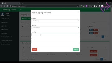 Inventory Management System in PHP Laravel