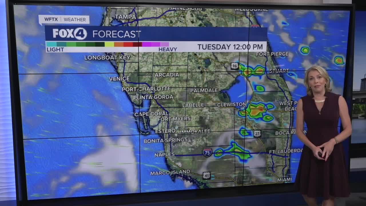 Afternoon stormy pattern to continue through the week - YouTube