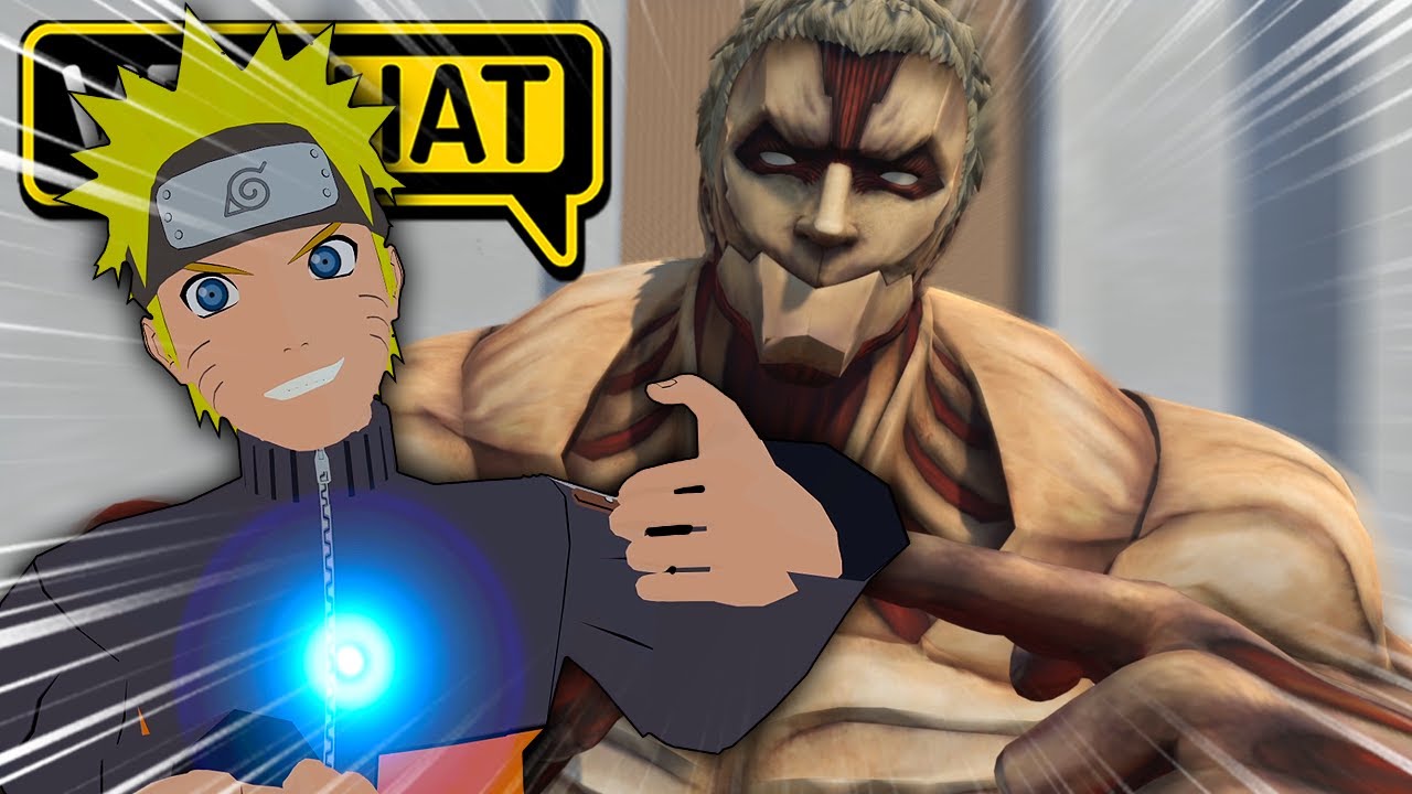 Attack On Titan Meets Naruto! (VRChat)