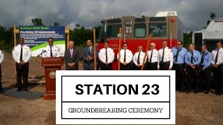 Tampa Fire Station 23 Groundbreaking