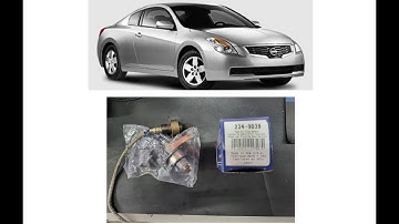 2008 Nissan Altima 3.5L How To Remove Bank 1 Sensor 1 And Oxygen Sensors Direction #Nissan
