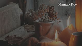 You are reading through a cozy rainy day | A mix of calm & cinematic + rain sounds | Harmony Flow