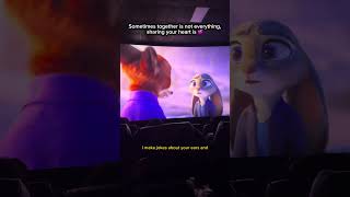 I love this scene a lot and made me cry #zootopia#nick#judyhopps#movie