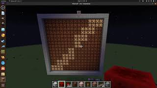 Redstone Animated Pixelart Screen, 5 Tick Per Frame, Stackable