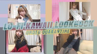 【ZOOM映えコーデ：ズムカワイイ】Lo-fi KAWAII lookbook using WEBCAM #zoom #webcamkawaii #stayhomekawaii  #お家にいよう
