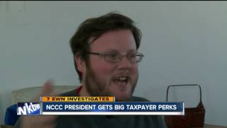 Big taxpayer perks for embattled NCCC president