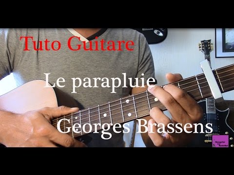 Cours De Guitare - Chanson Facile  4 Accords - Le Parapluie - Georges Brassens