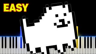 Uwa!! So Temperate♫ - UNDERTALE | EASY Piano Tutorial   Sheet Link 🎵
