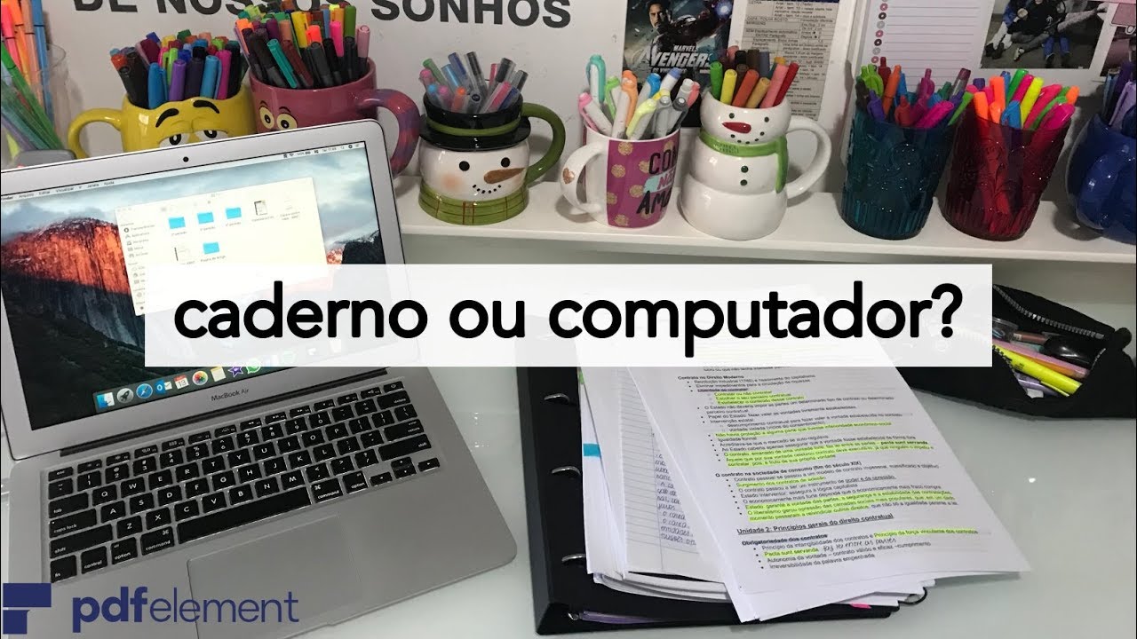 Como fazer anotações na faculdade tentando usar menos papel