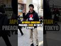 Japanese Christian Shares Jesus on Busy Street in Japan