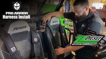 ZZ Powersports: Pro Armor Harness install on Polaris RZR