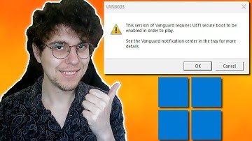 Hoe u deze versie van Vanguard kunt repareren, vereist dat UEFI Secure Boot is ingeschakeld om te...