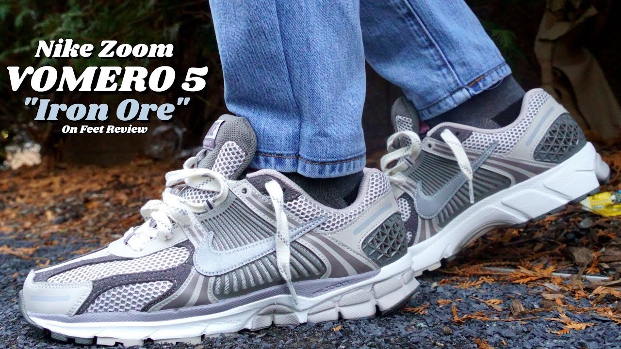 One The Best Looking Running Sneakers Out! Nike Zoom Vomero 5 "Iron Ore" Review - YouTube