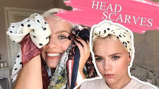 4 Different Ways To Wear Head Scarves Tinietashaa