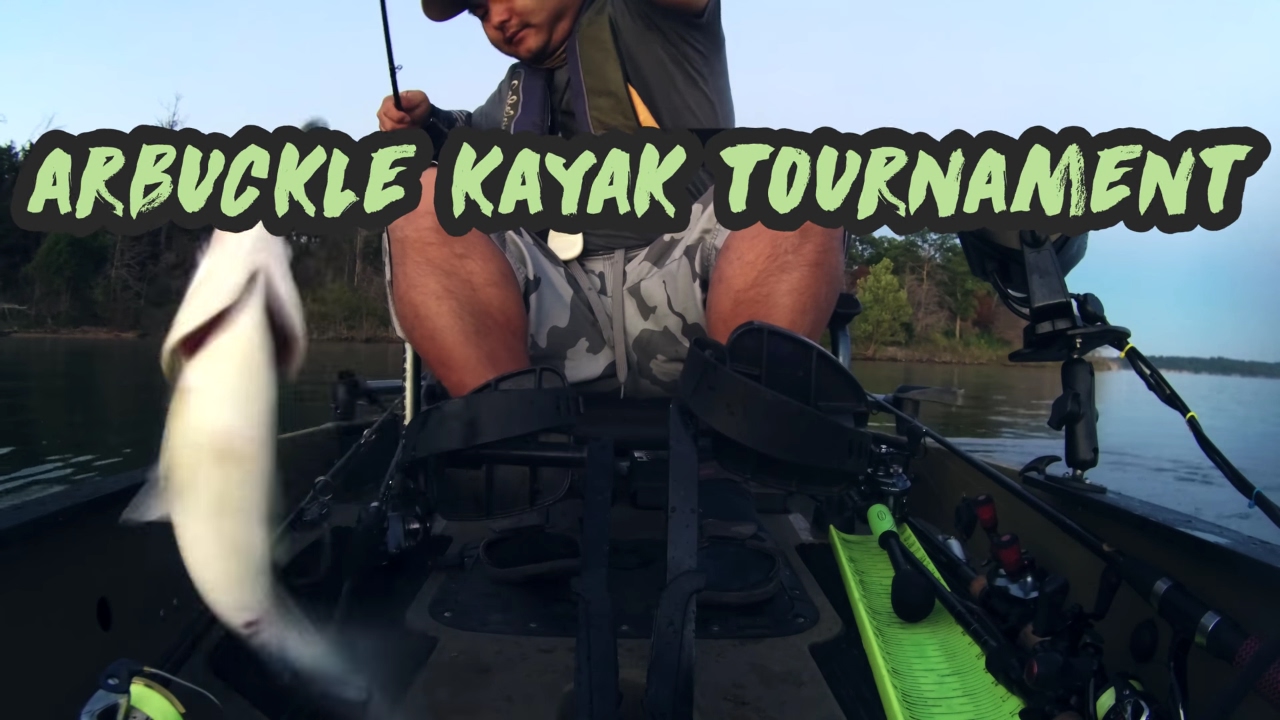 Kayak fishing Arbuckle Lake OKA Stop 3 OOW Outdoors YouTube