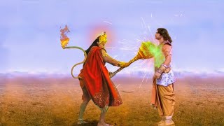 जब युद्ध में अर्जुन को बचाने के लिए हनुमान जी ने कर्ण को मारा ? arjun vs karan full yudh fight karna