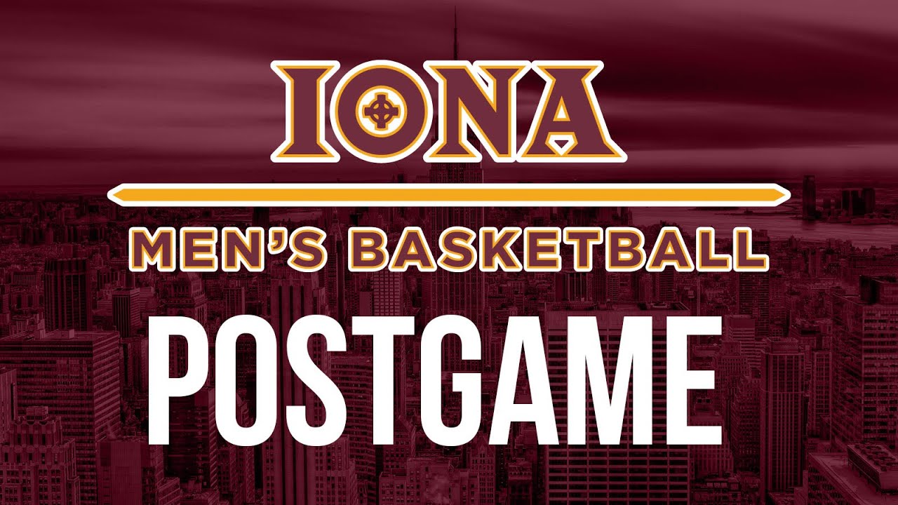 POSTGAME REACTION: Iona MBB vs. Siena (1/25/25)