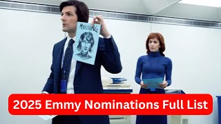 Emmy Nominations 2025 l List of Nominees