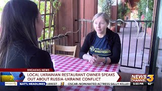Local Ukrainian restaurant owner speaks out about Russia-Ukraine conflict