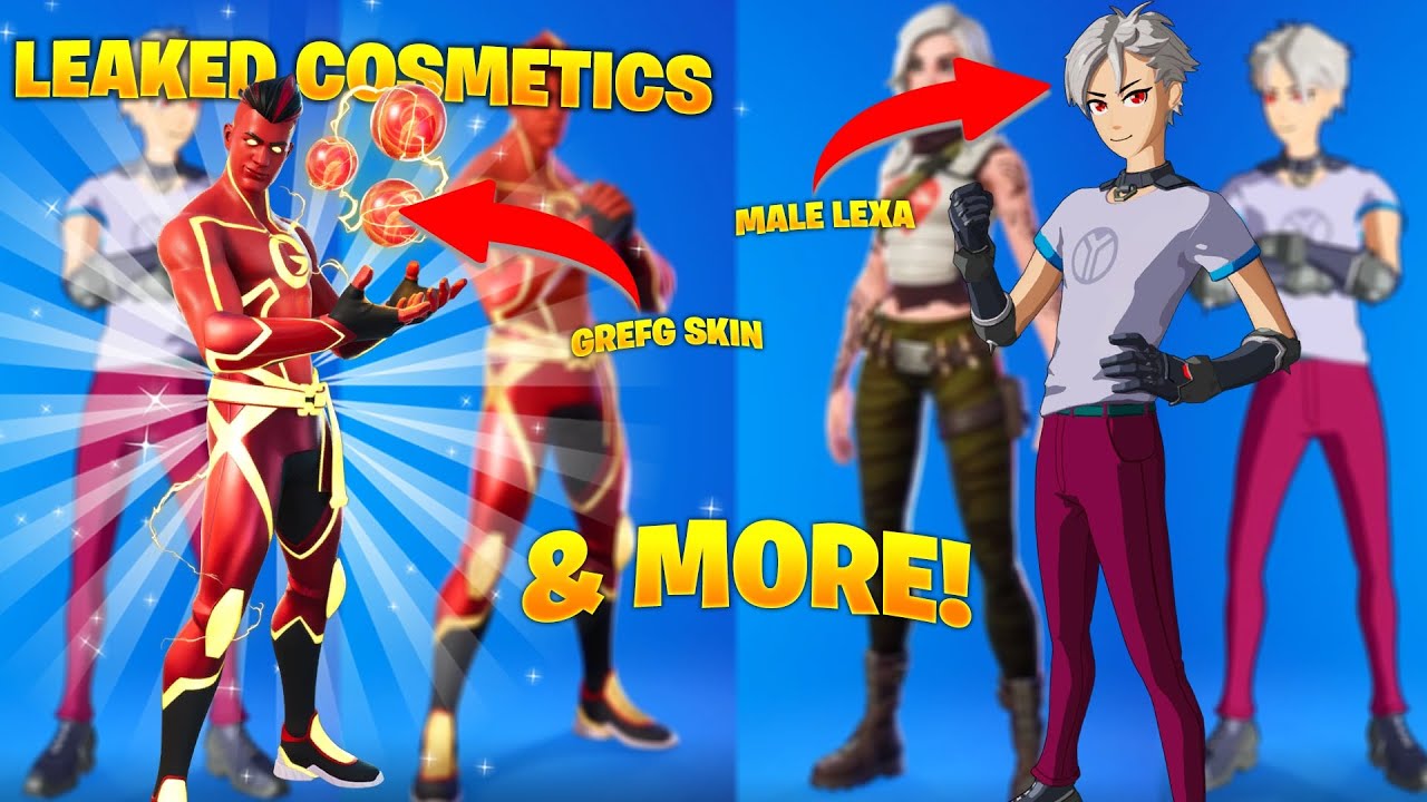 ALL NEW LEAKED SKINS & COSMETICS FROM 15.20! *THEGREFG* (MALE LEXA, AND MORE!)