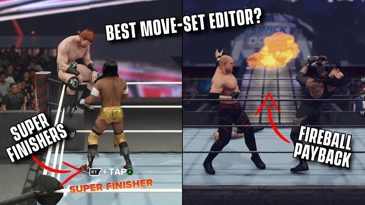 WWE 2K24: Move-Set Editor Amazing Details (Best In The Series?)