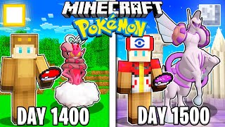 I Survived 1500 Days in Minecraft POKEMON!