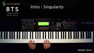 Bts - Intro Singularity Piano Cover Easy Level