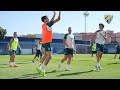 Anexo en el penúltimo entrenamiento de la semana