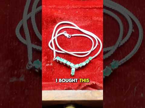 I risked $5 on this unmarked necklace