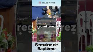 "SEIGNEUR FAIS-NOUS GRÂCE DE FONCTIONNER PAR LA SAGESSE DIVINE" #cbca #baptism #bapteme