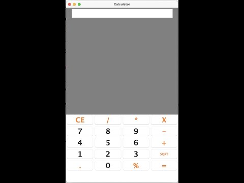 Simple calculator with