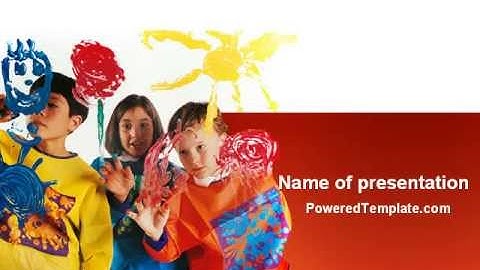 Painting PowerPoint Template by PoweredTemplate.com