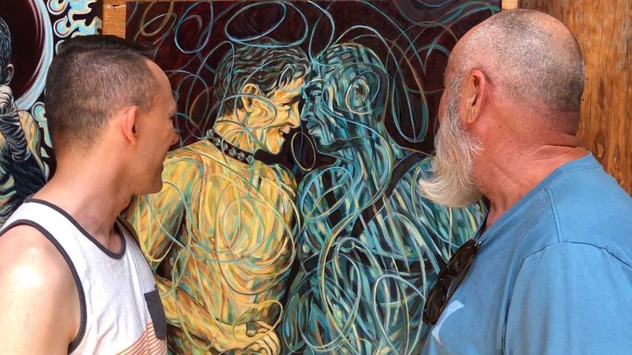 Checking out EROTIC GAY ART on the Sunshine Coast! 🎨👨‍❤️‍👨 Travel Video