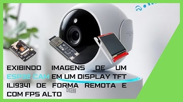 Exibindo imagens do Esp32 Cam em um display tft ili9341 de forma remota e com um FPS alto