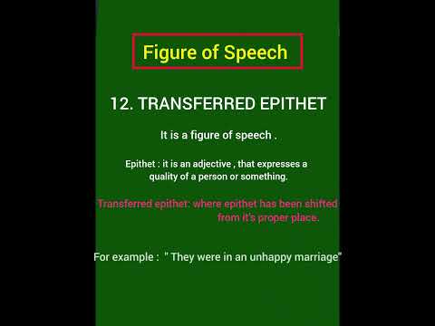 Transferred epithet ll