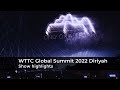 Spectacular multimediashow for world travel  tourism council global summit