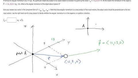 Cross Product for Angular Momentum
