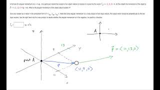 Cross Product for Angular Momentum