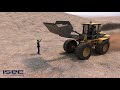 Movie trailer of isec safety and animation strapping and moving gas pipe by loader accident