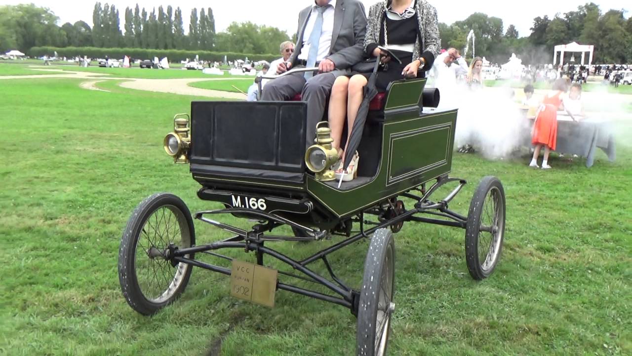 Arrivée voiture à vapeur HOCKE : Chantilly Arts et Elegance 2016 20/21