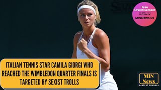Thumbnail Italian tennis star Camila Giorgi is targeted sexist trolls