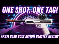 One in the chamber akbm c330 bolt action blaster review