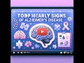 The Top 10 Early Signs of Alzheimer